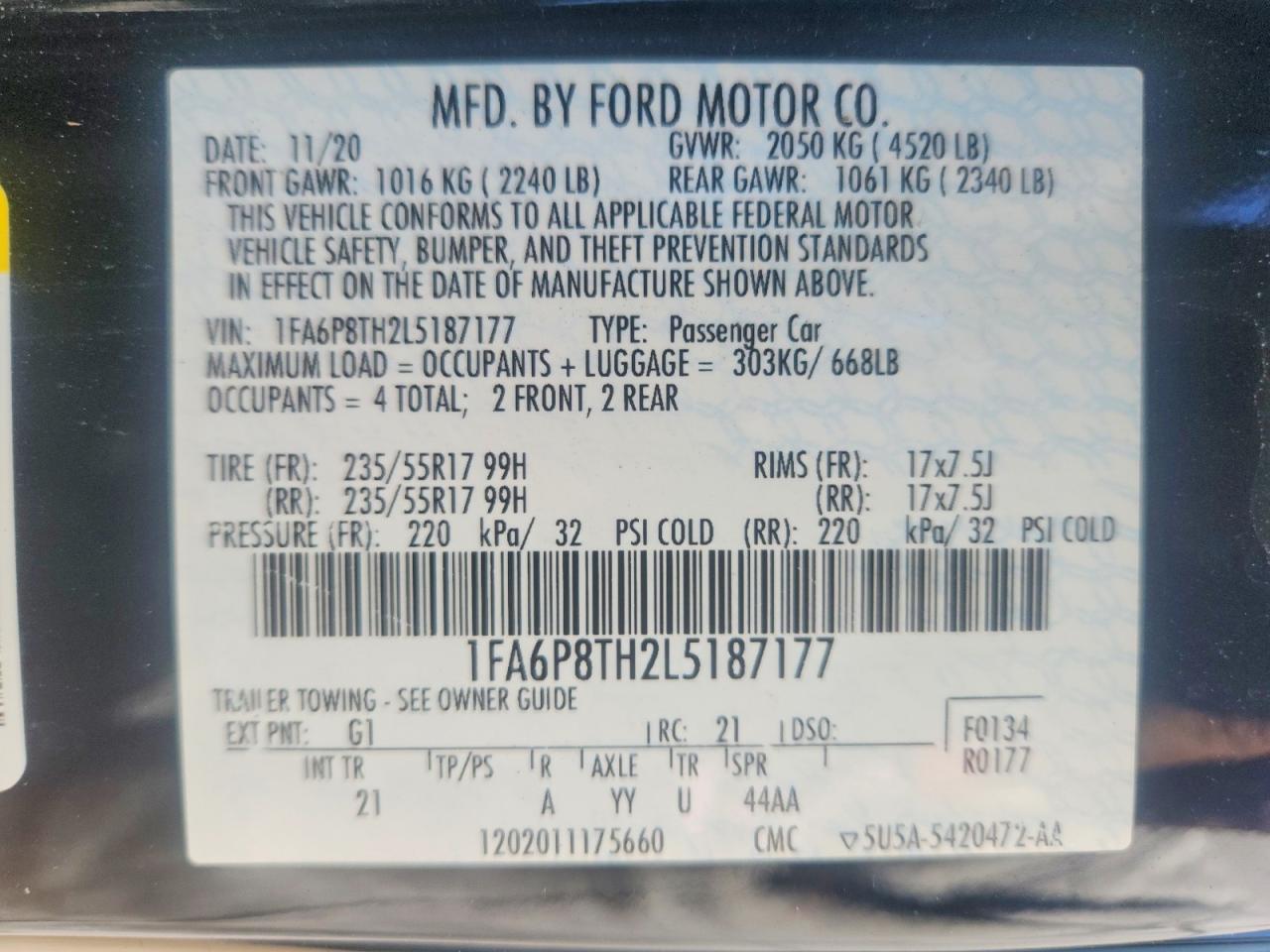 2020 Ford Mustang - zdjęcie 12