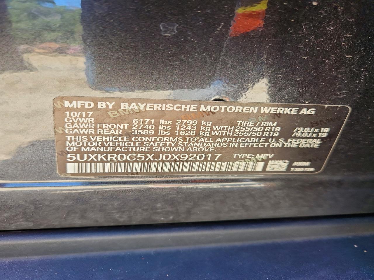 2018 BMW X5 xDrive35I - zdjęcie 13