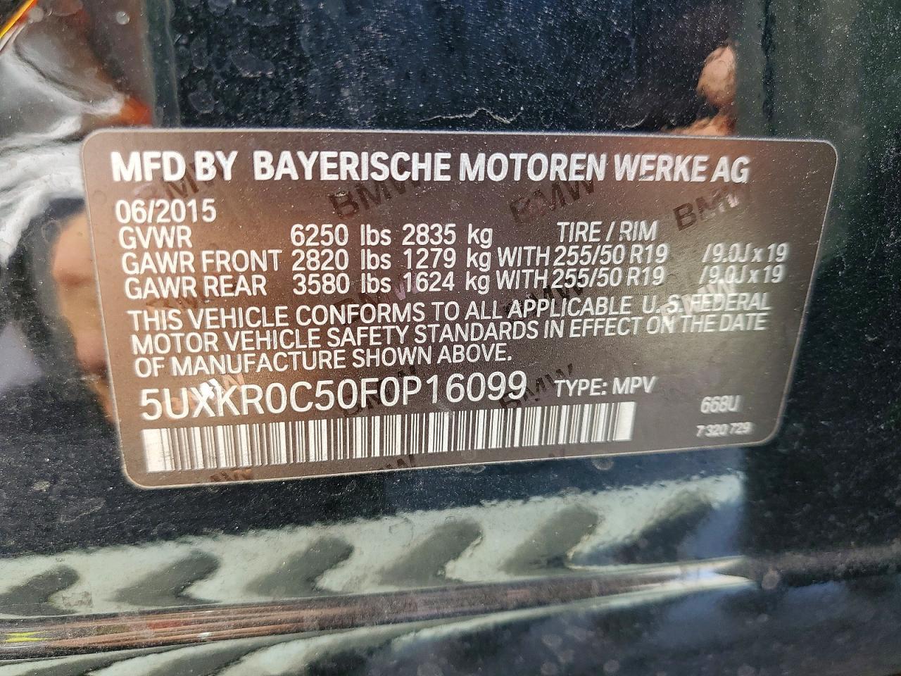 2015 BMW X5 xDrive35I - zdjęcie 13