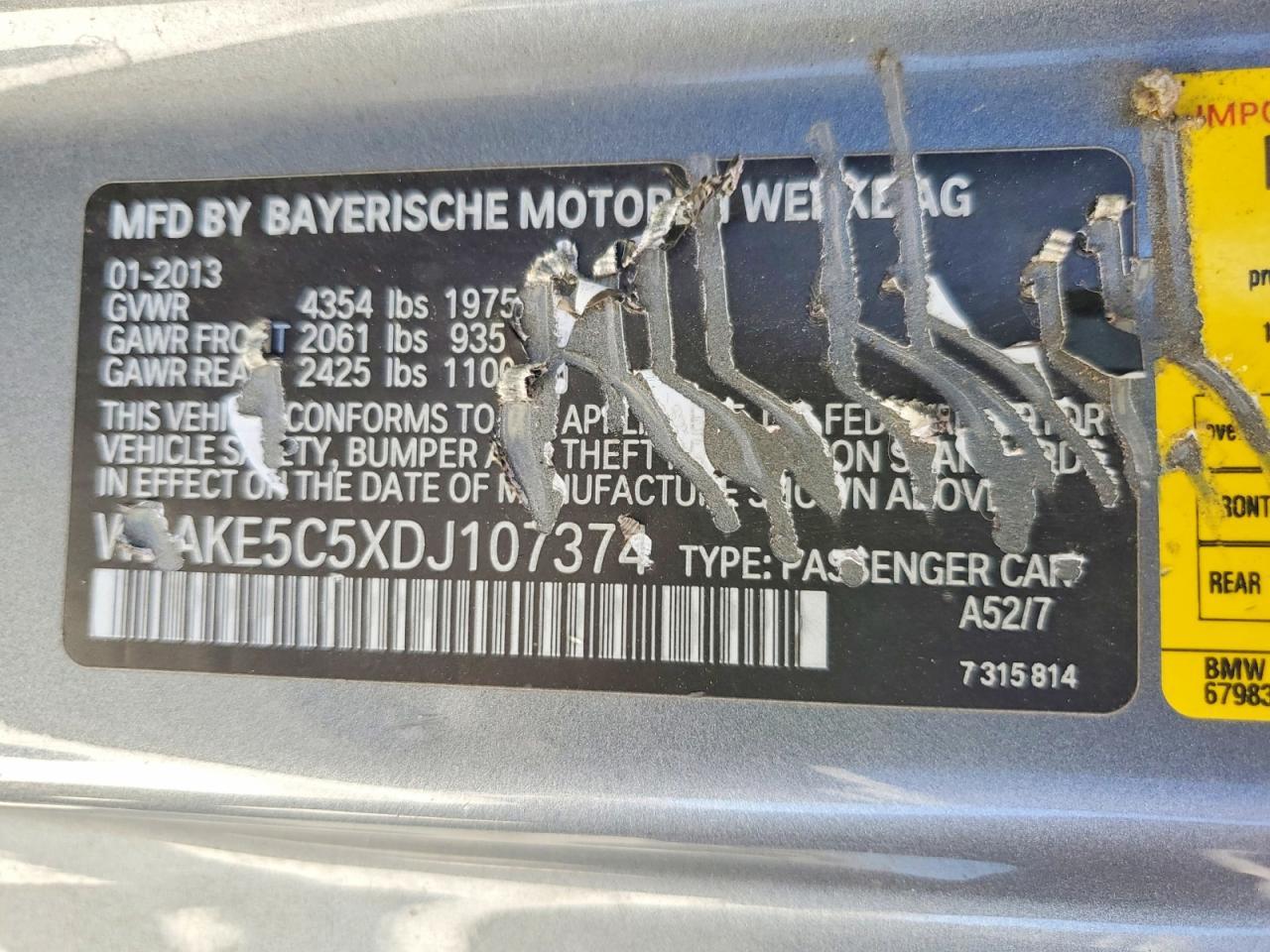 2013 BMW 328 I Sulev - zdjęcie 12