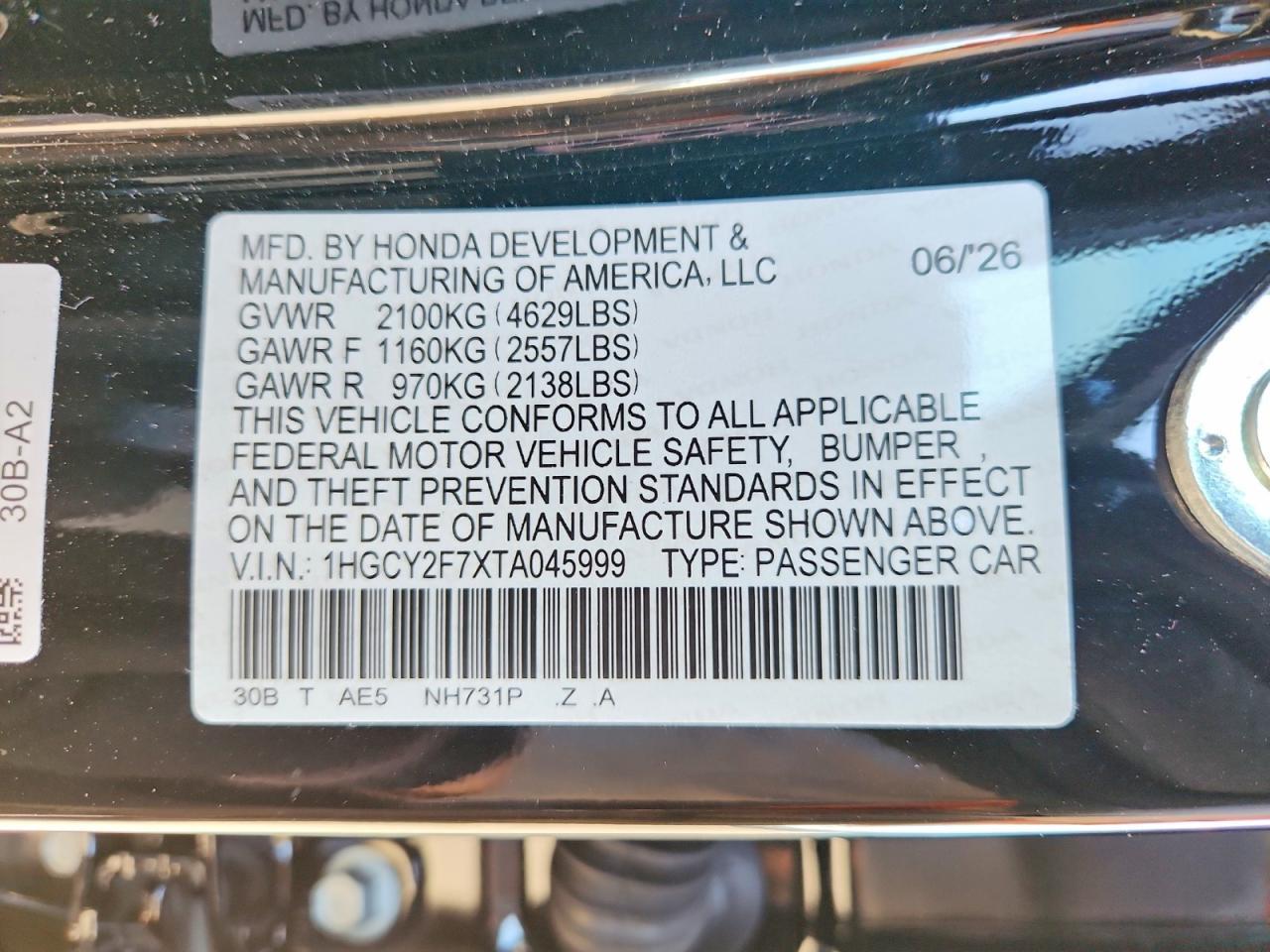 2026 Honda Accord Hybrid Sport-L - zdjęcie 12