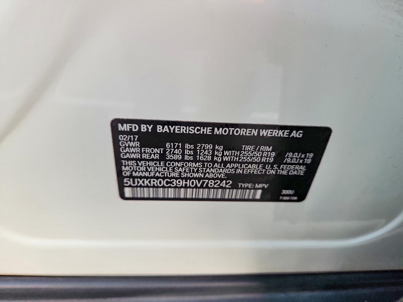 2017 BMW X5 xDrive35I - zdjęcie 13