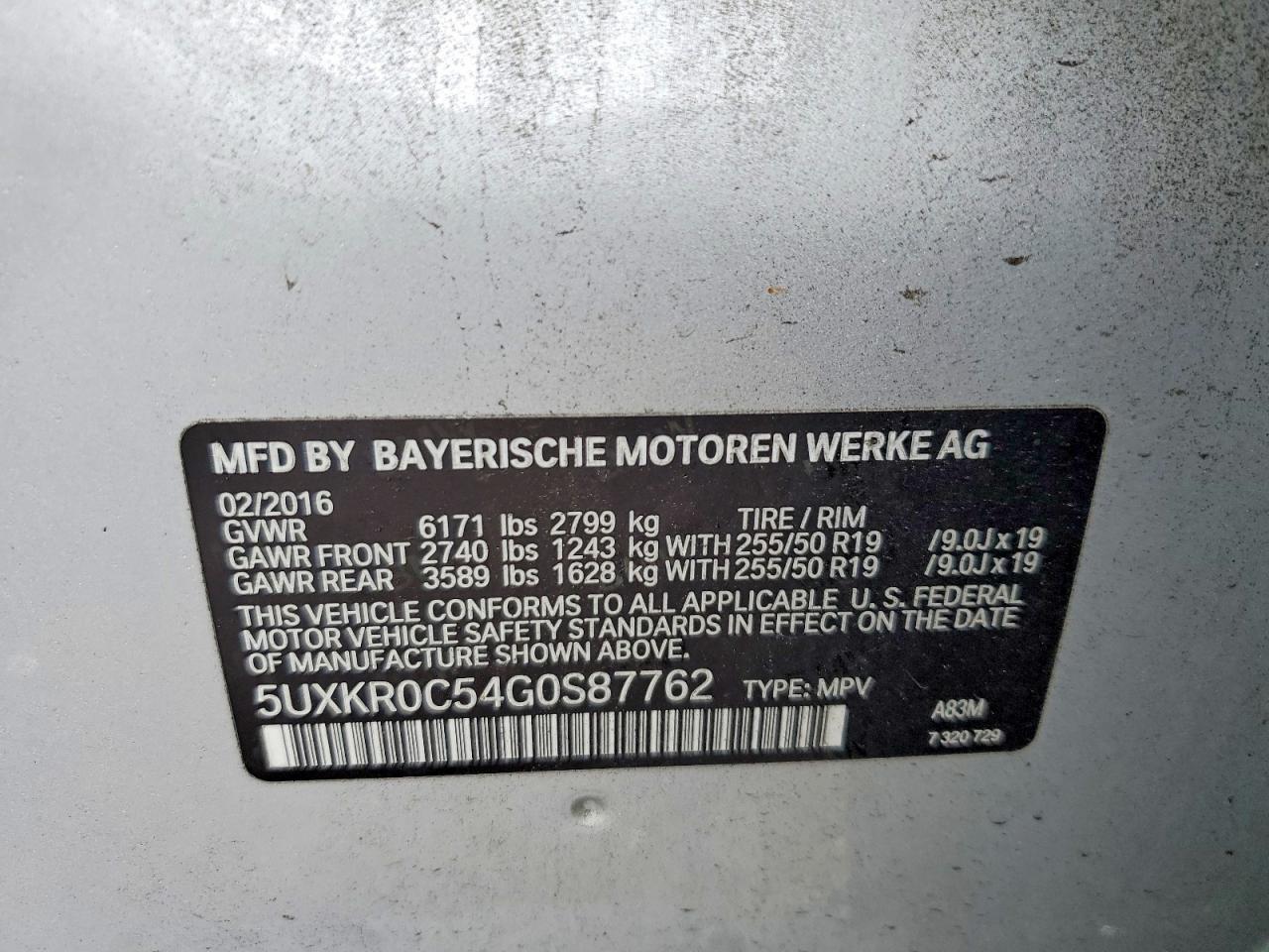 2016 BMW X5 xDrive35I - zdjęcie 13