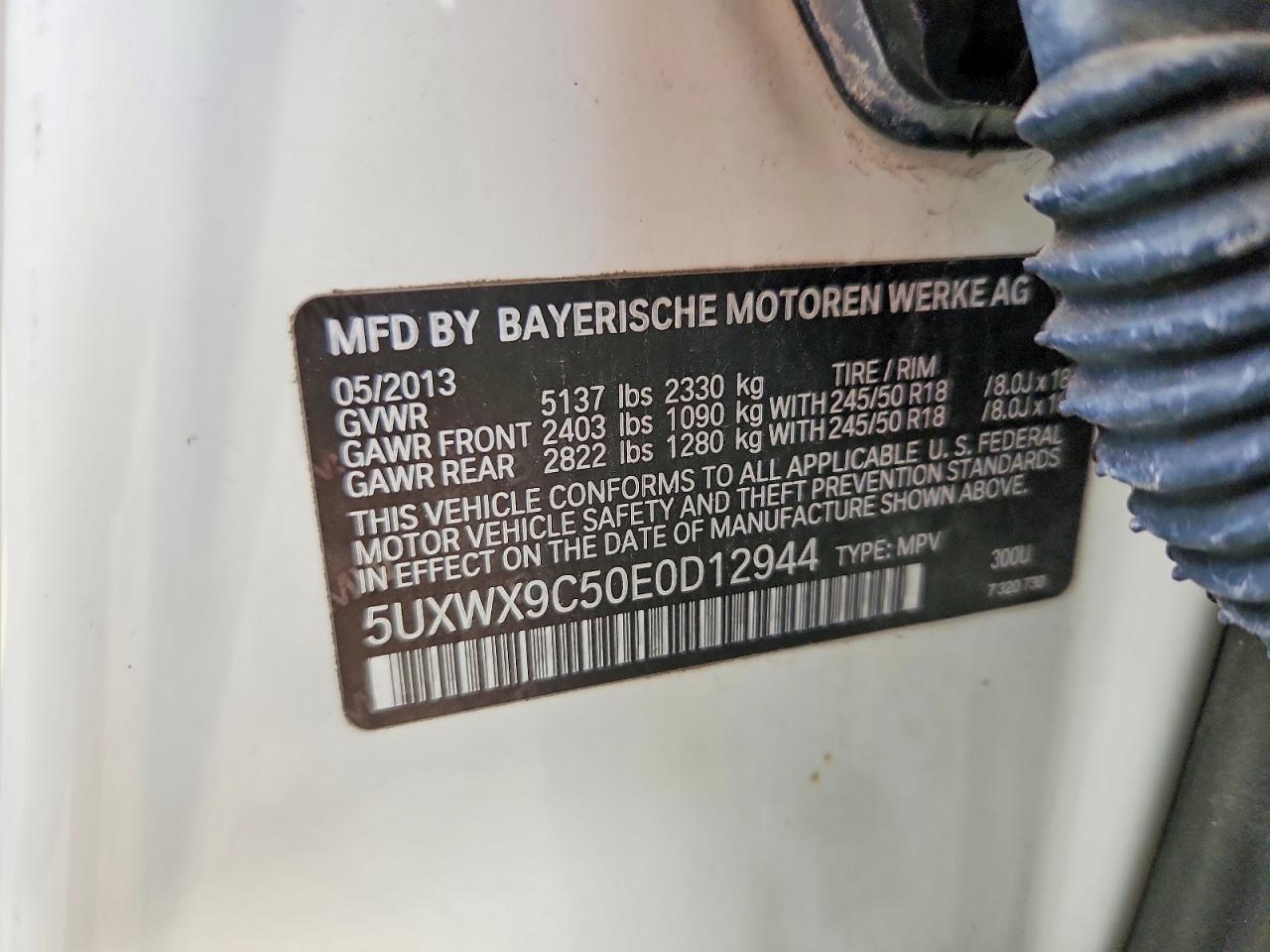 2014 BMW X3 xDrive28I - zdjęcie 12