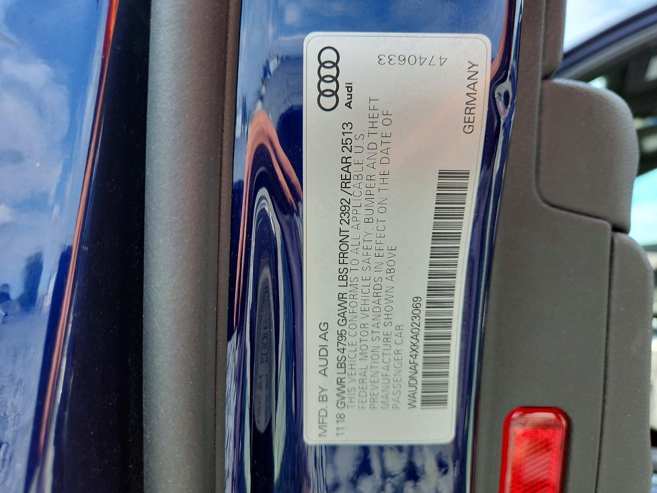 2019 Audi A4 Premium - zdjęcie 12