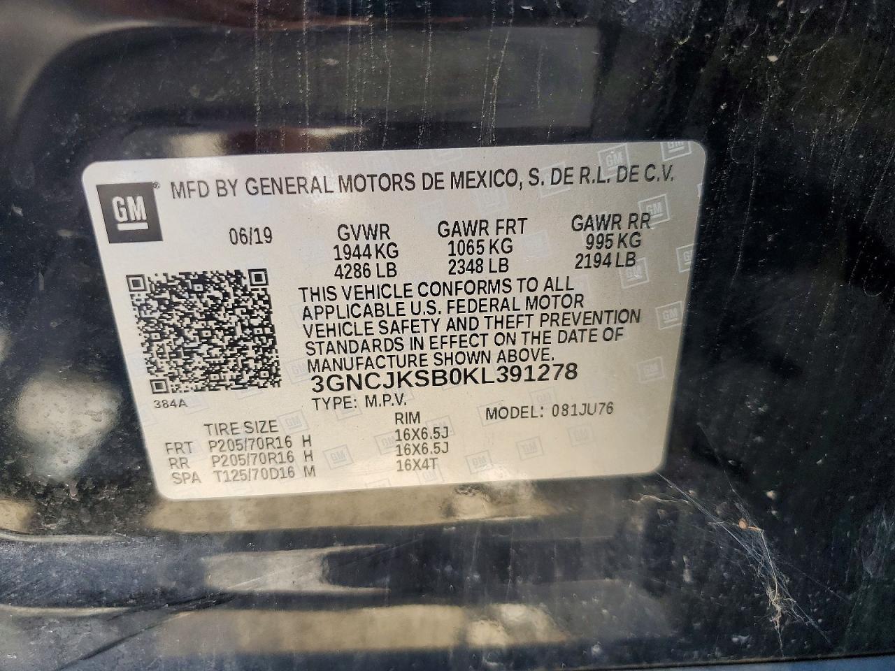 2019 Chevrolet Trax Ls - zdjęcie 13