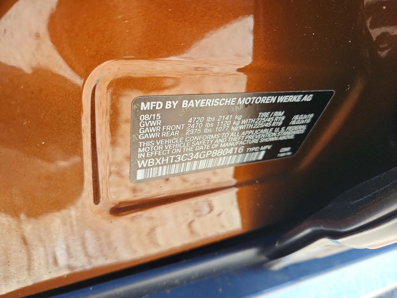 2016 BMW X1 xDrive28I - zdjęcie 12