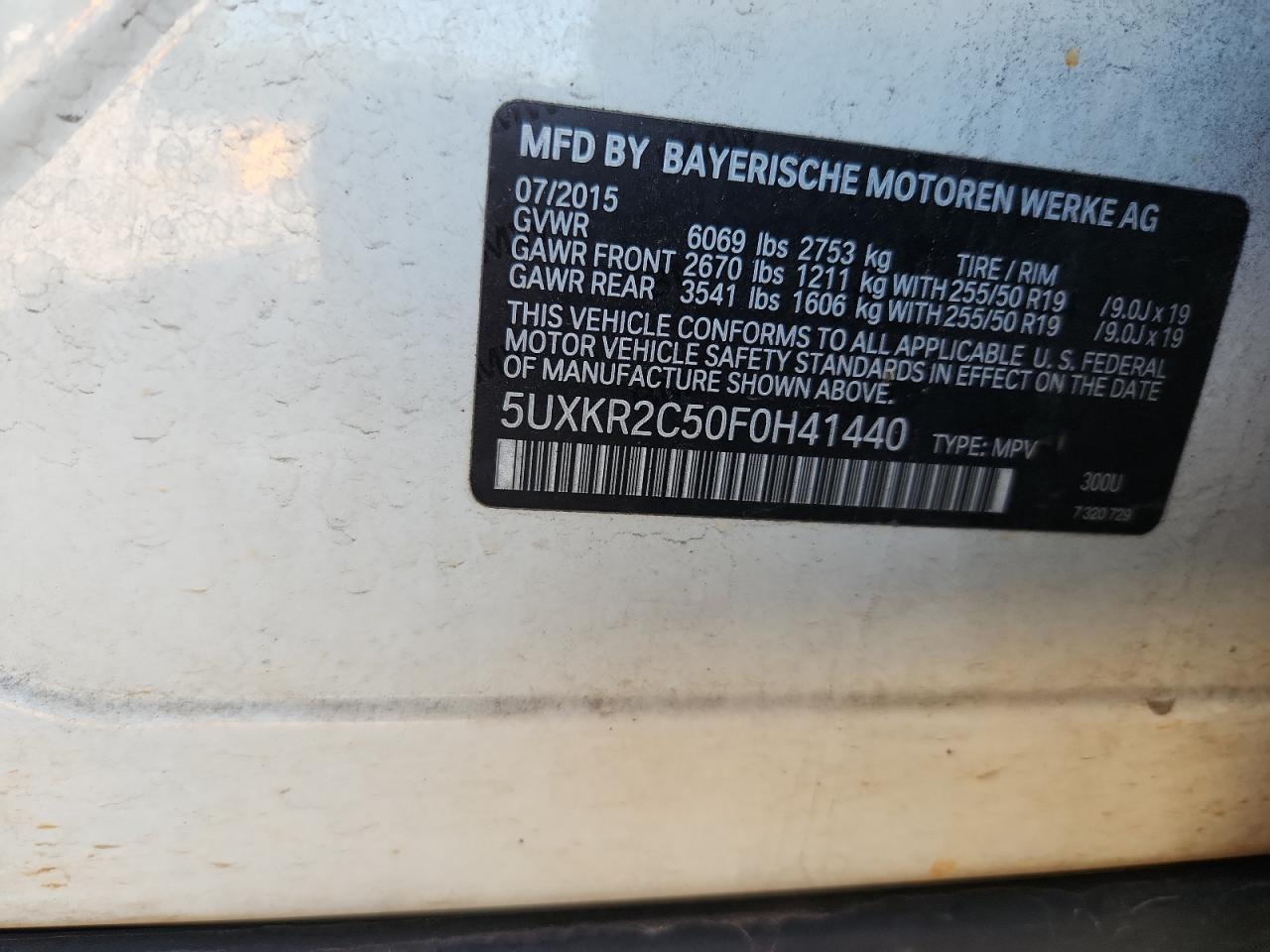 2015 BMW X5 Sdrive35I - zdjęcie 13