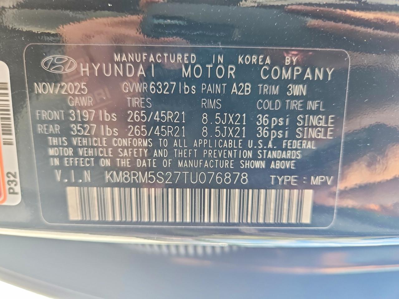 2026 Hyundai Palisade Calligraphy - zdjęcie 14