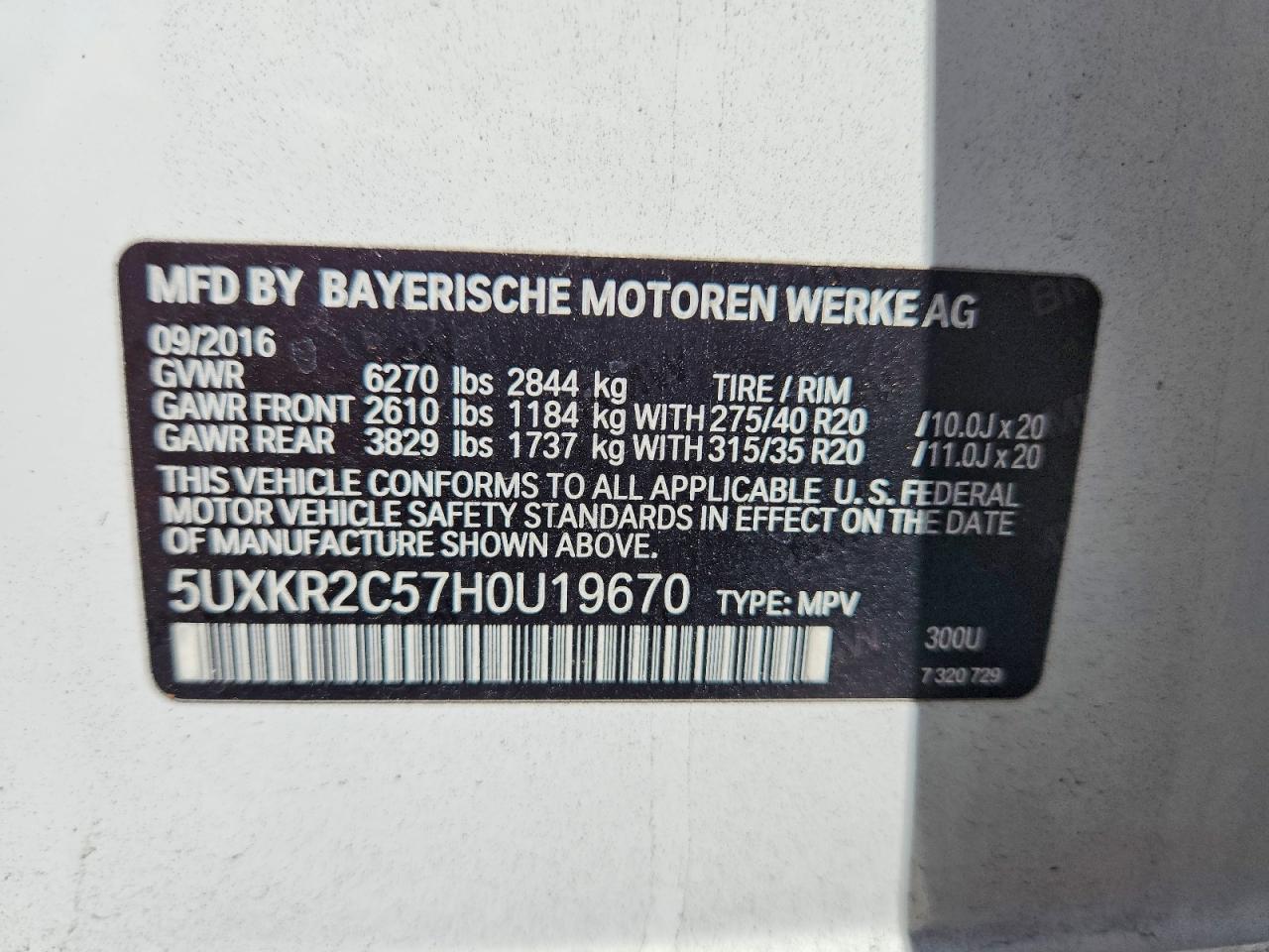 2017 BMW X5 Sdrive35I - zdjęcie 13