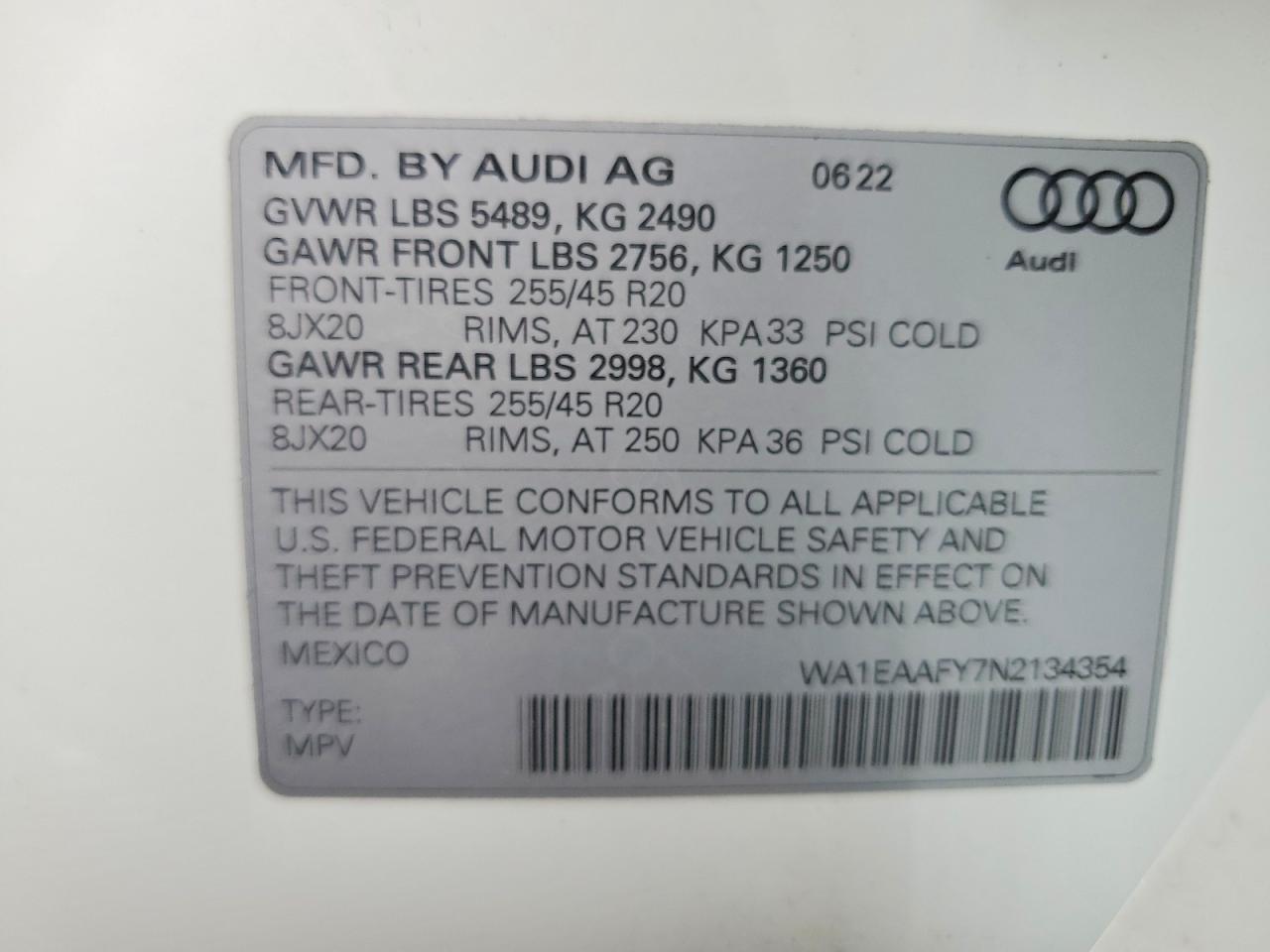2022 Audi Q5 Premium Plus 45 - zdjęcie 13
