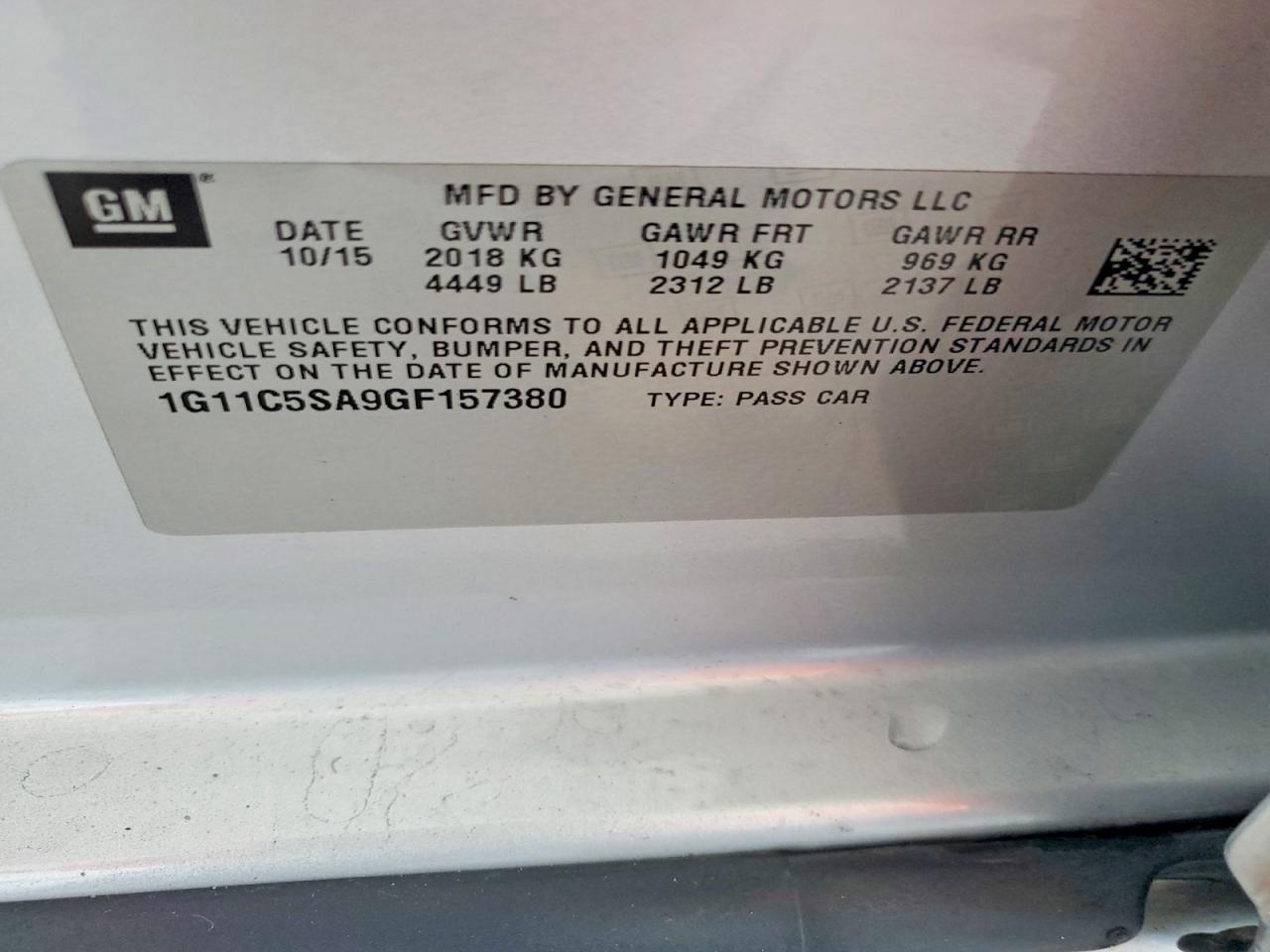 2016 Chevrolet Malibu Limited Lt - zdjęcie 12