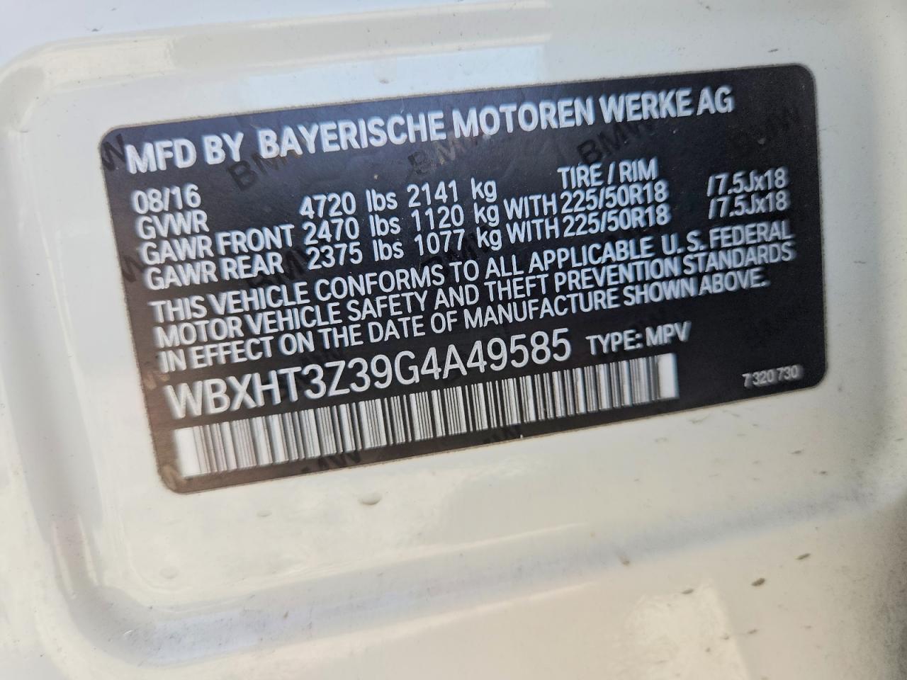 2016 BMW X1 xDrive28I - zdjęcie 12