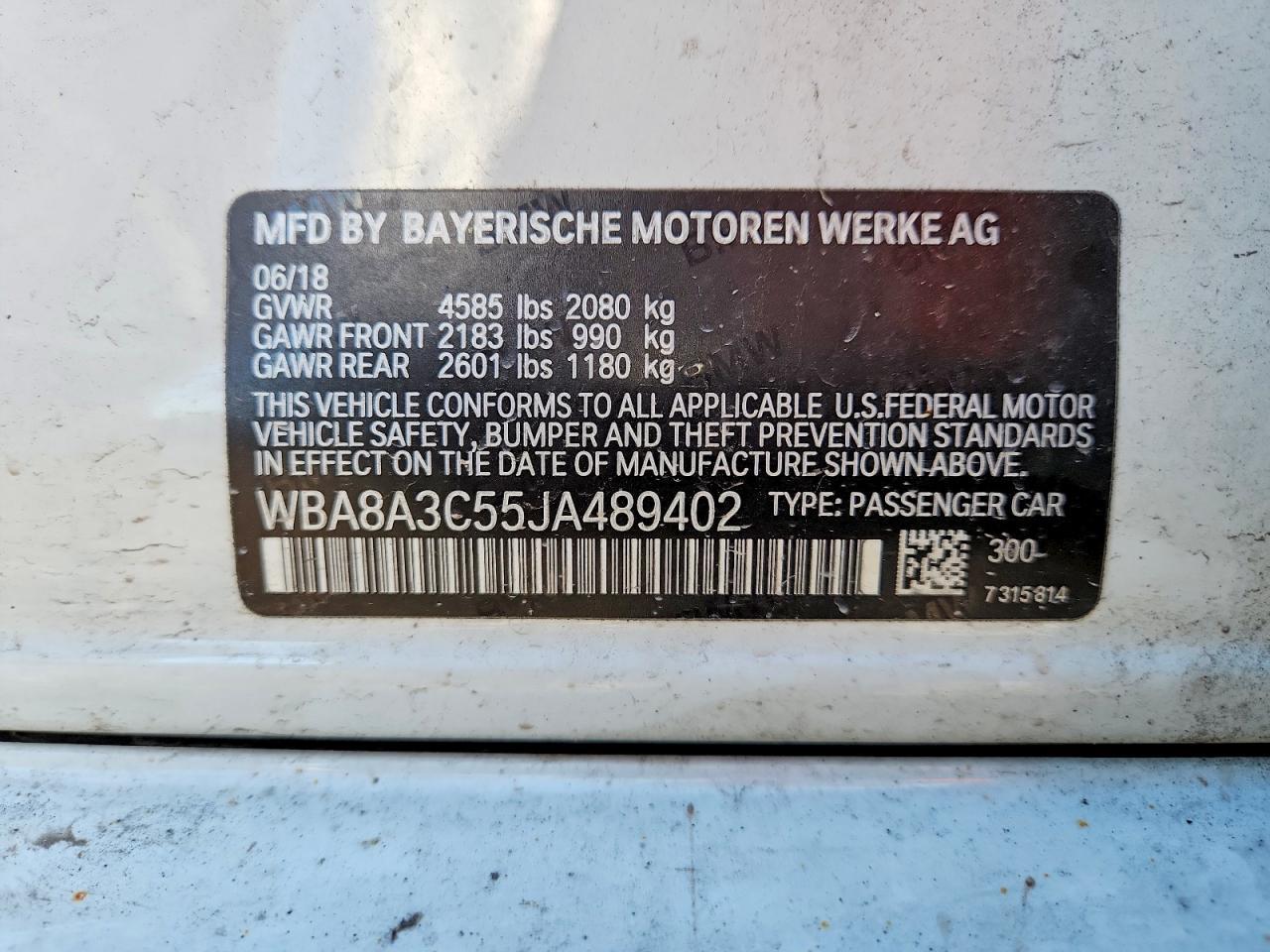 2018 BMW Seria 3 320i - zdjęcie 12