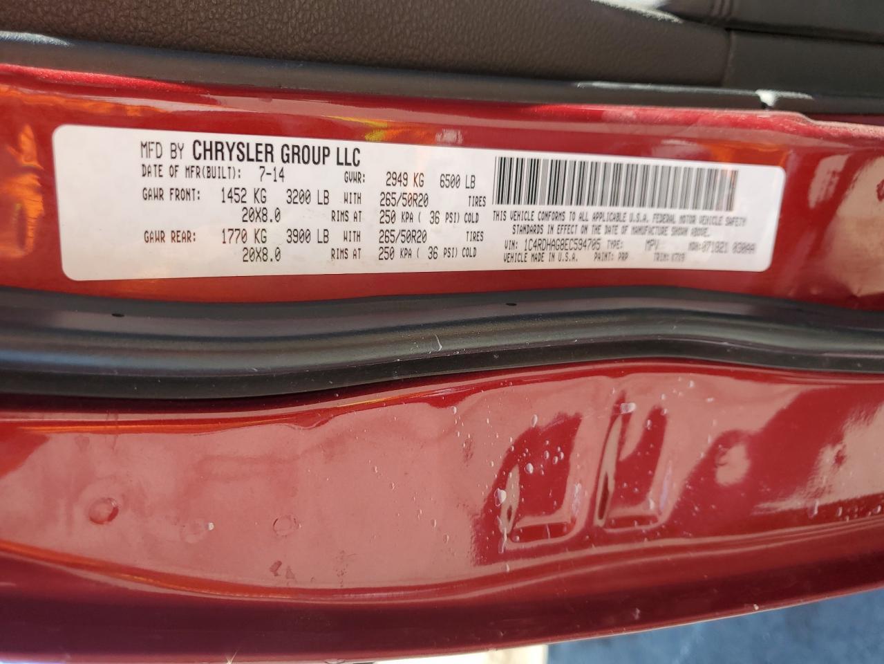 2014 Dodge Durango Sxt - zdjęcie 13