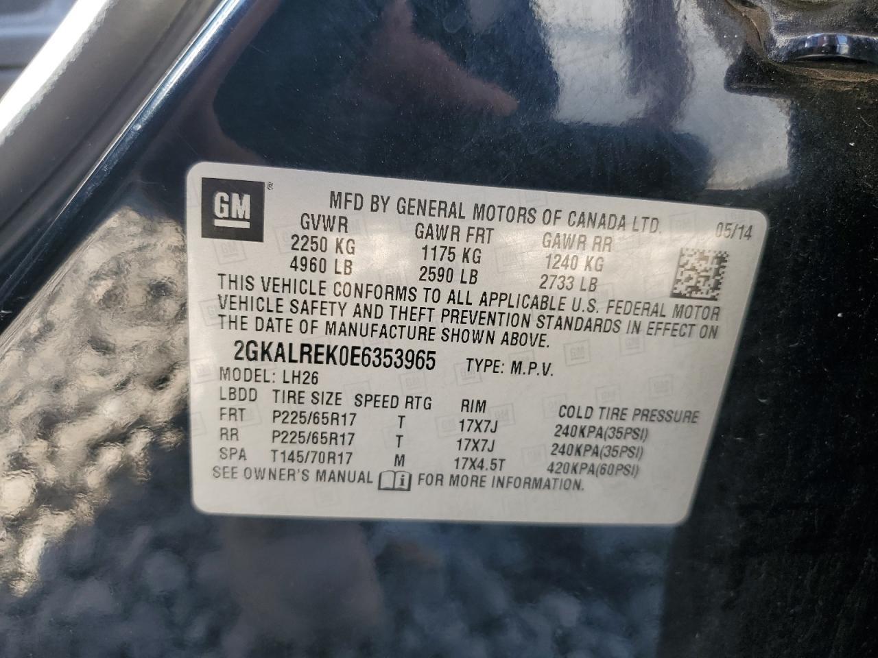 2014 GMC Terrain Sle - zdjęcie 14