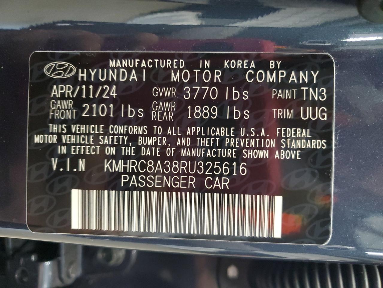 2024 Hyundai Venue Sel - zdjęcie 12