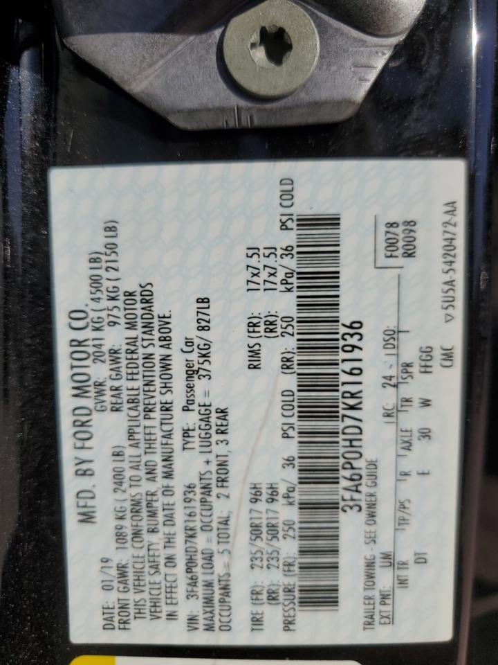 2019 Ford Fusion Se - zdjęcie 13