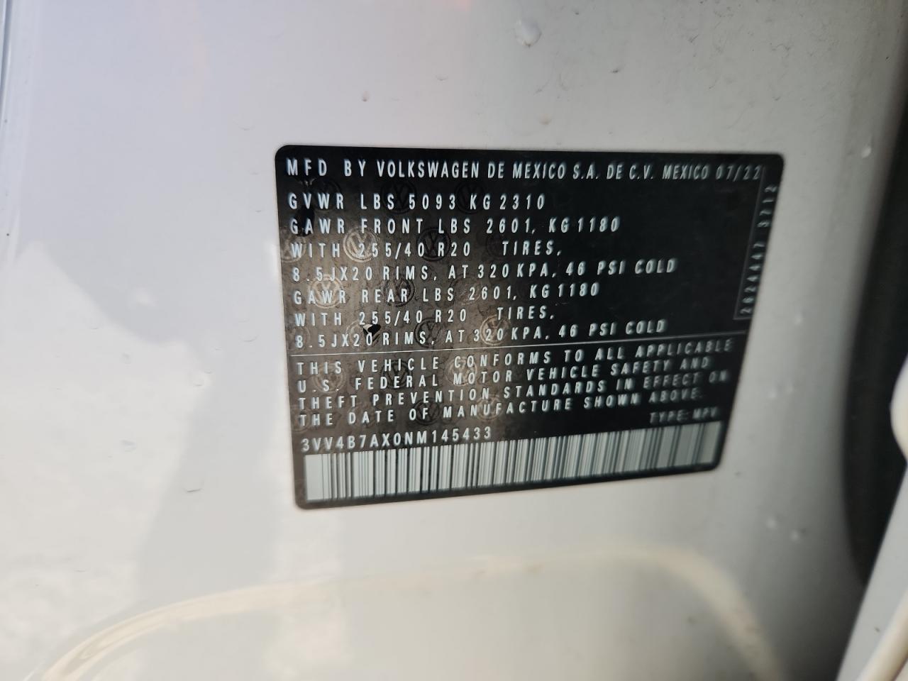 2022 Volkswagen Tiguan - zdjęcie 14