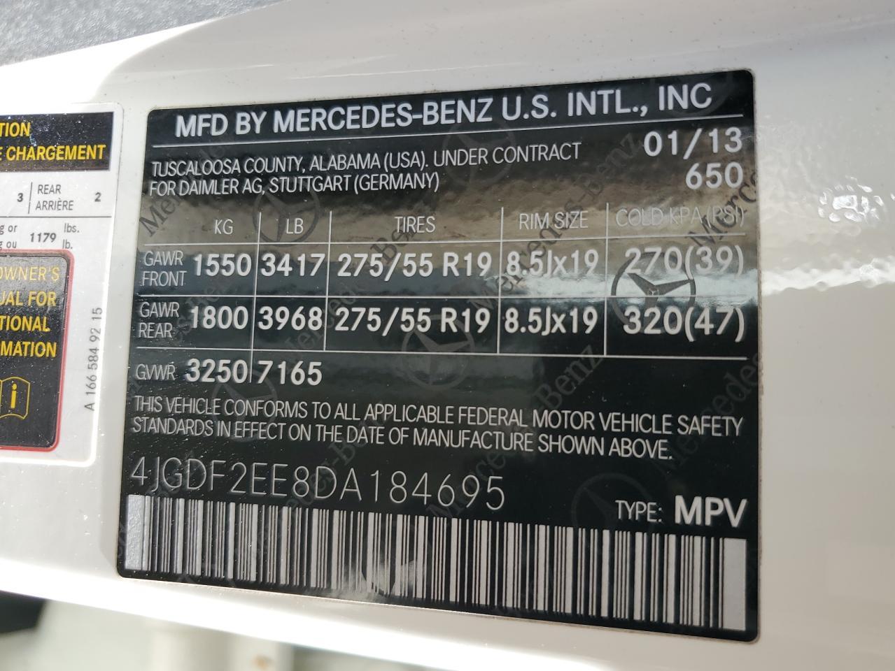 2013 Mercedes-Benz Gl 350 Bluetec - zdjęcie 13