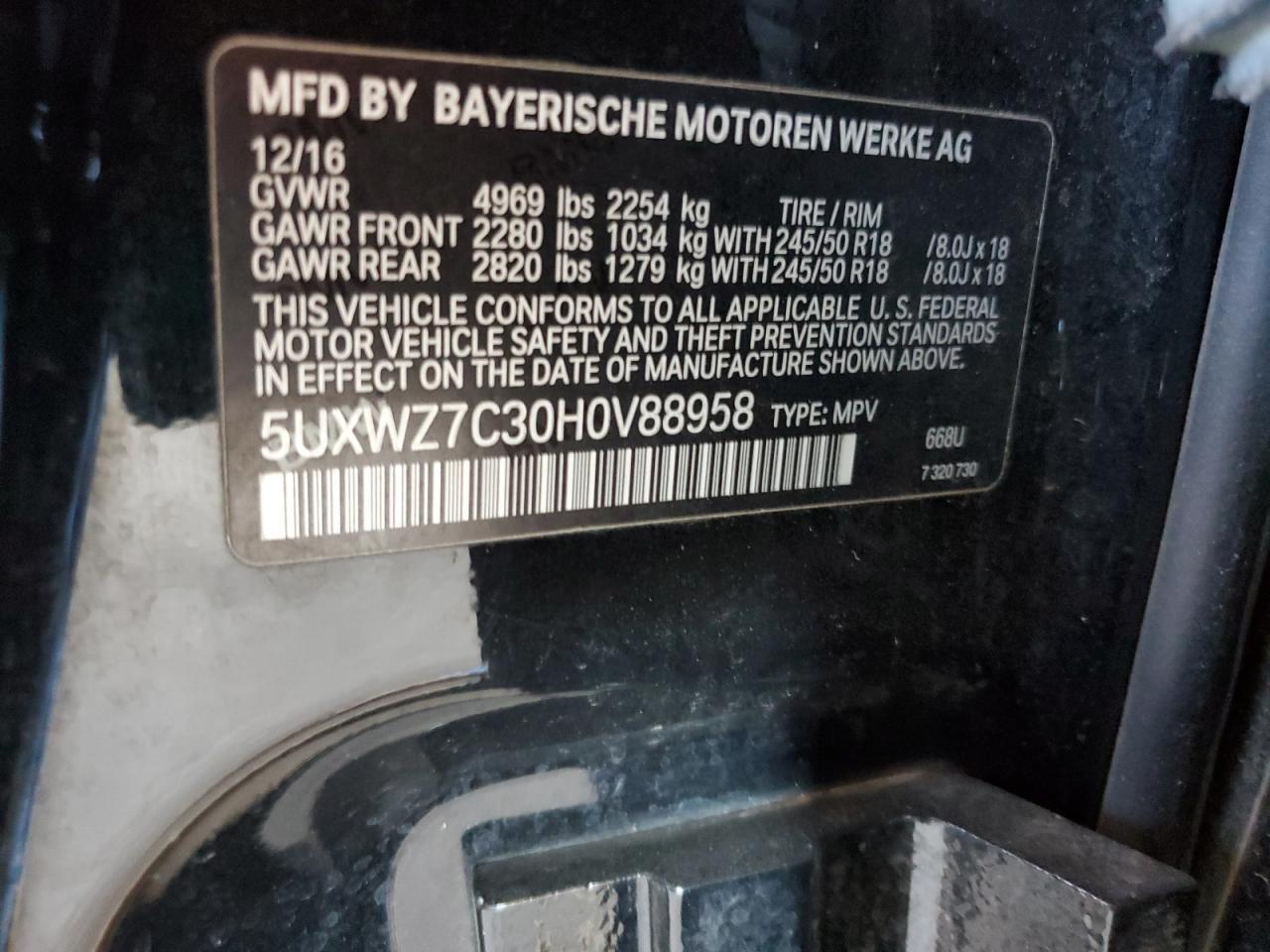2017 BMW X3 - zdjęcie 13