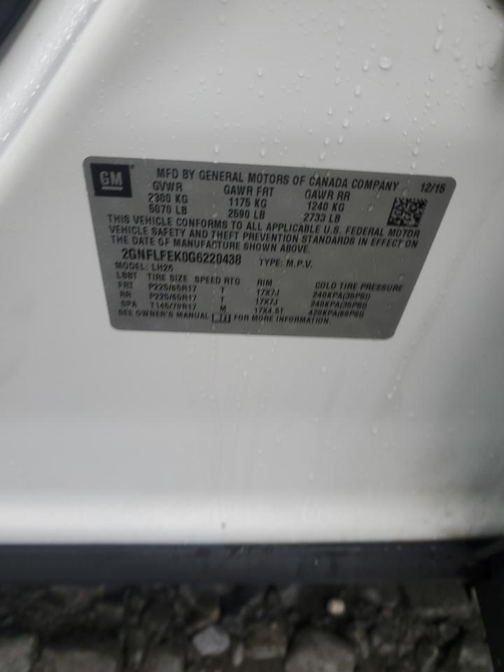 2016 Chevrolet Equinox Lt - zdjęcie 13