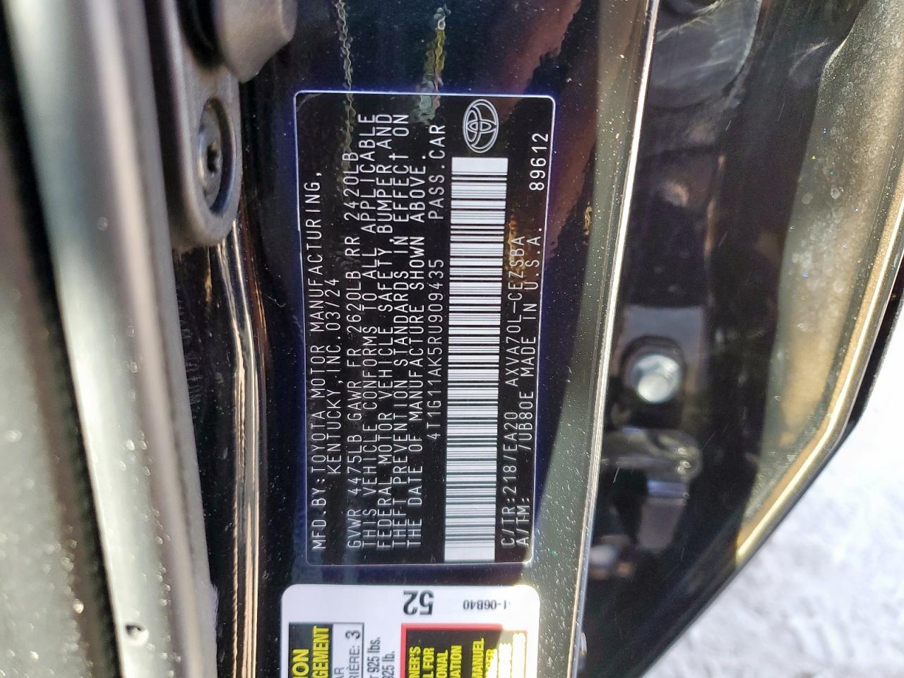 2024 Toyota Camry - zdjęcie 12