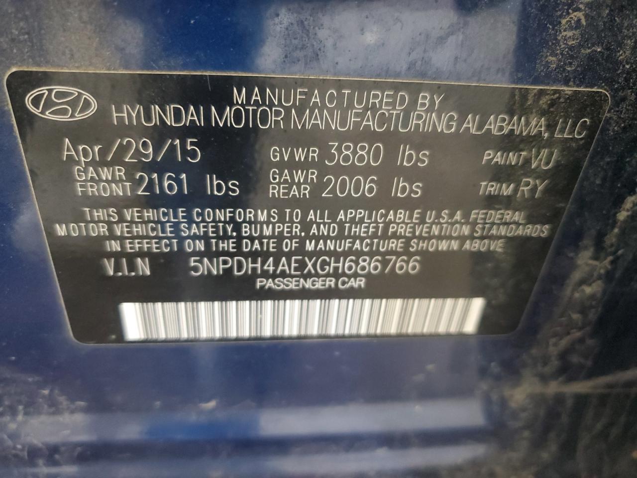 2016 Hyundai Elantra Se - zdjęcie 12