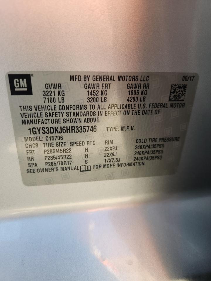 2017 Cadillac Escalade Platinum - zdjęcie 13