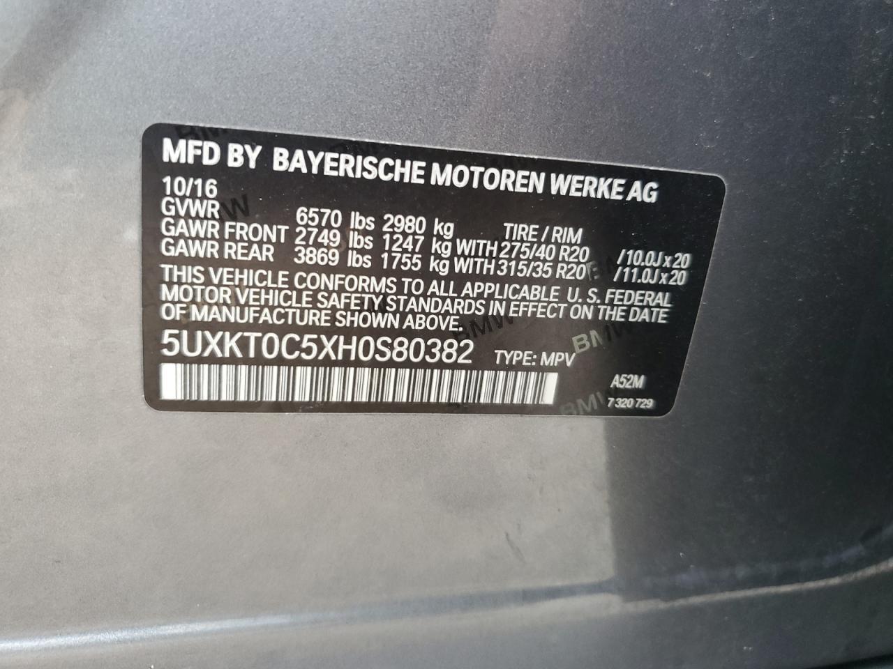 2017 BMW X5 Xdr40E - zdjęcie 13