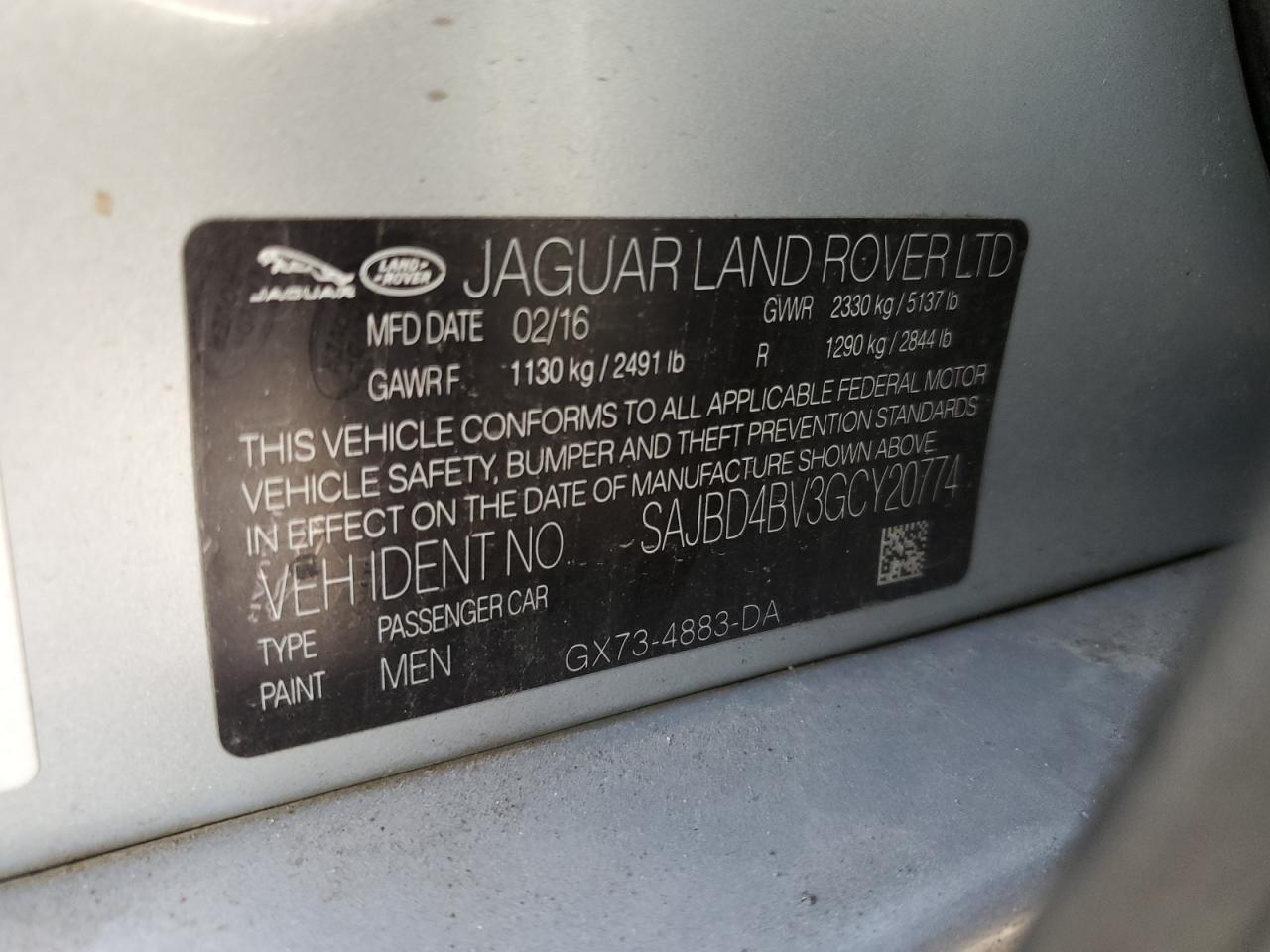 2016 Jaguar Xf Premium - zdjęcie 12