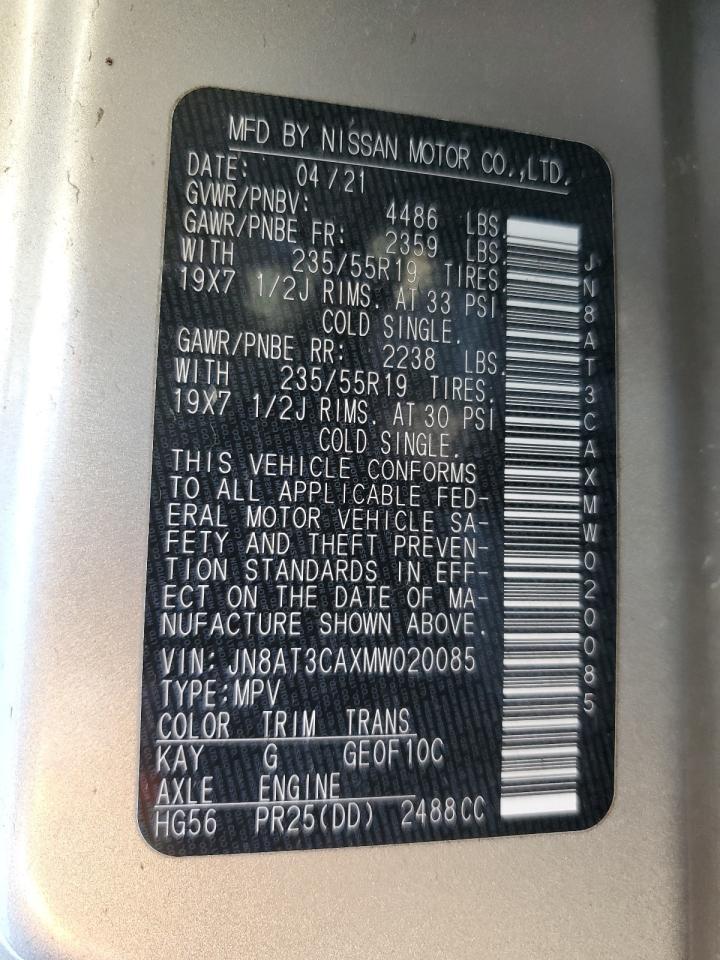 2021 Nissan Rogue - zdjęcie 13