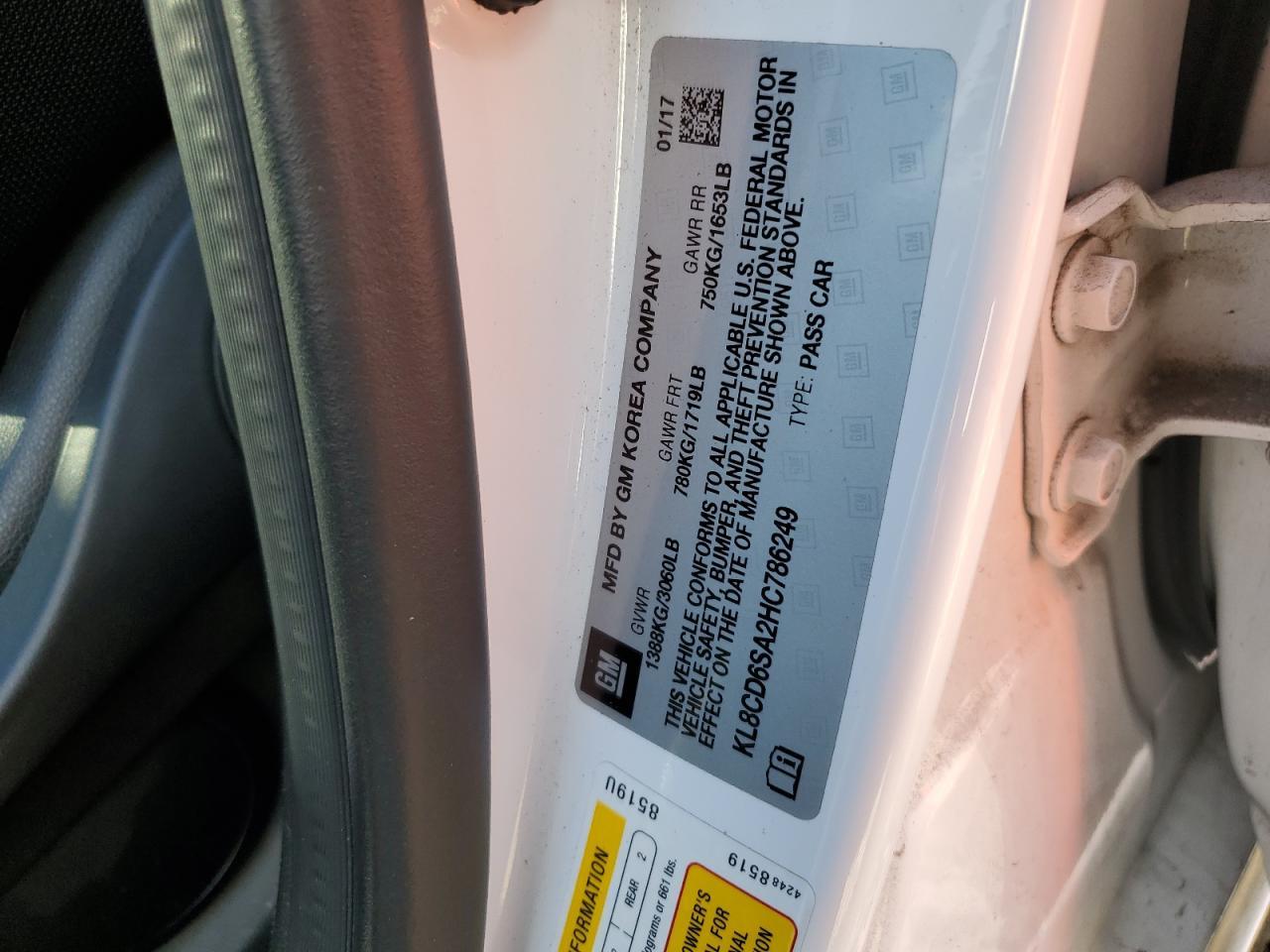 2017 Chevrolet Spark - zdjęcie 12