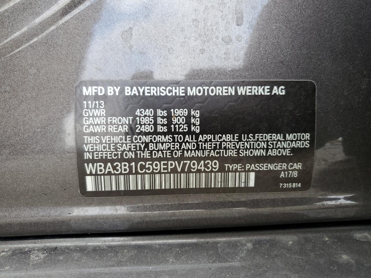 2014 BMW Seria 3 320i - zdjęcie 12