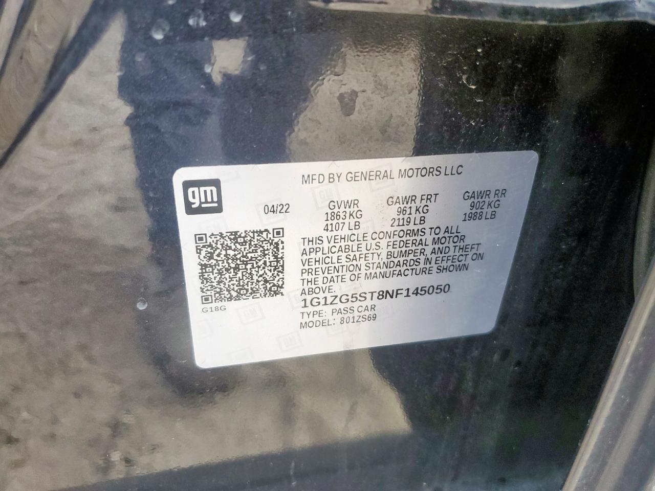 2022 Chevrolet Malibu Rs - zdjęcie 13