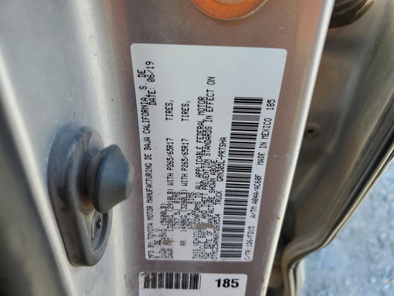 2019 Toyota Tacoma - zdjęcie 12