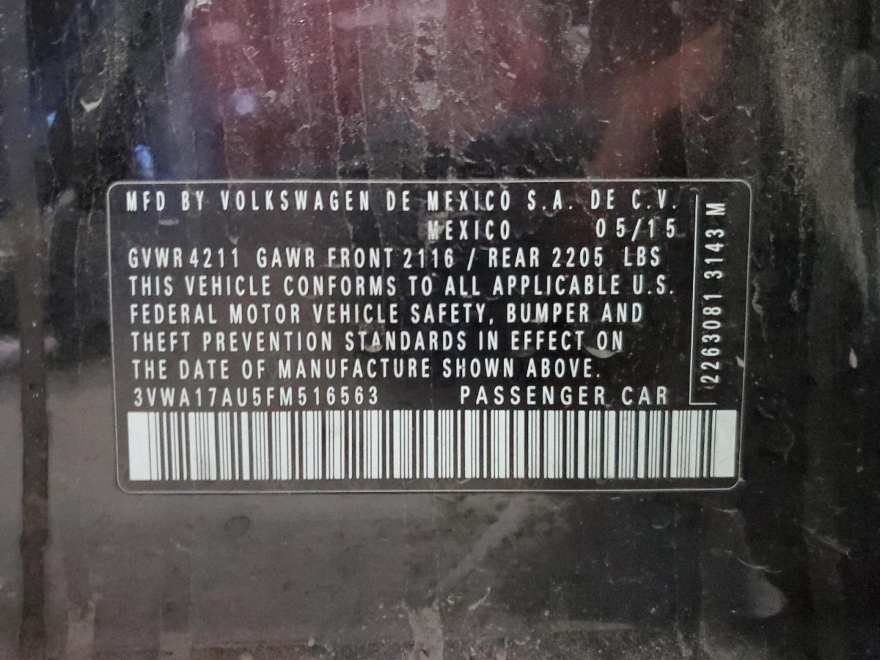 2015 Volkswagen Golf Sportwagen S - zdjęcie 12