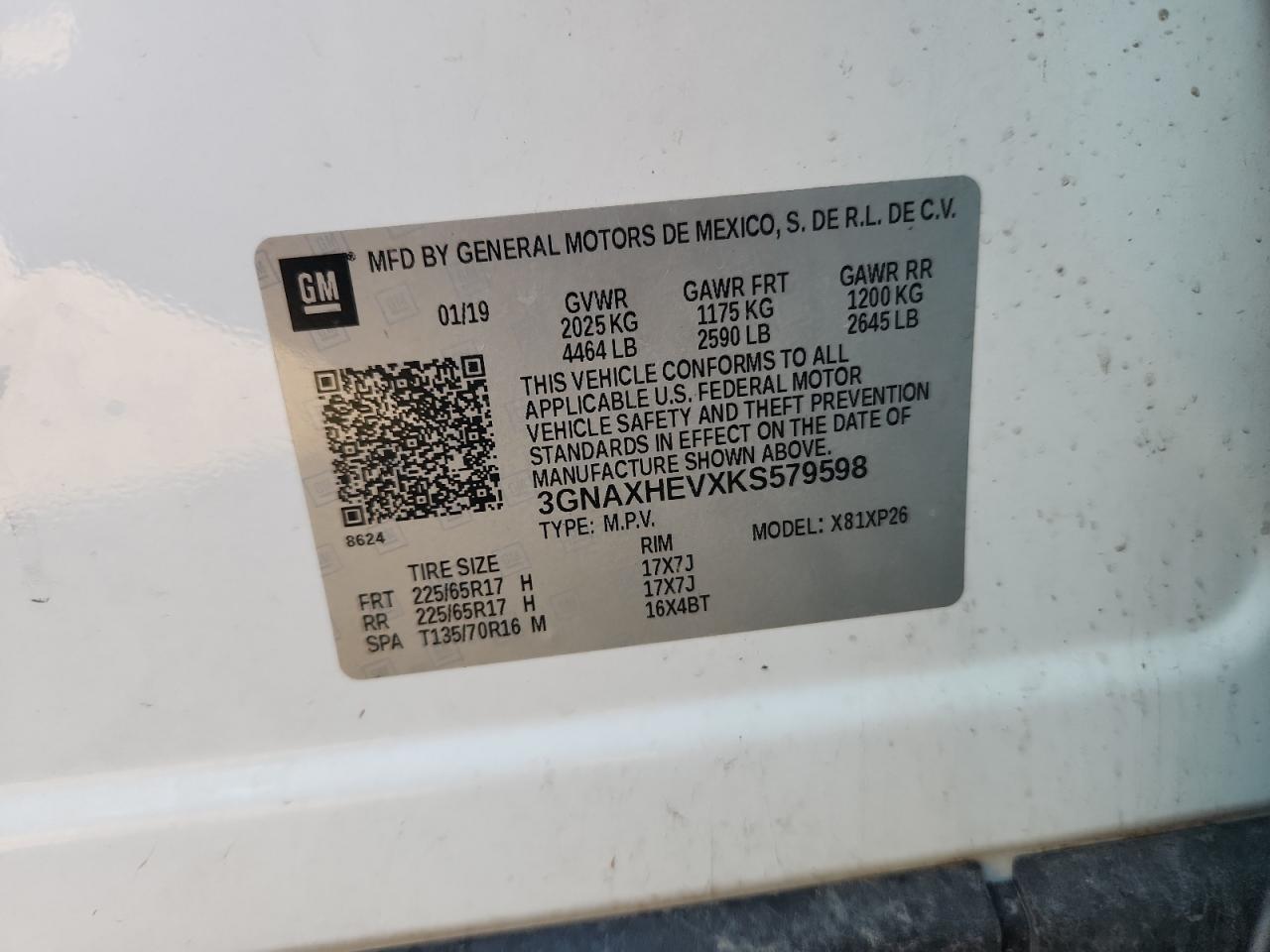2019 Chevrolet Equinox Ls - zdjęcie 13