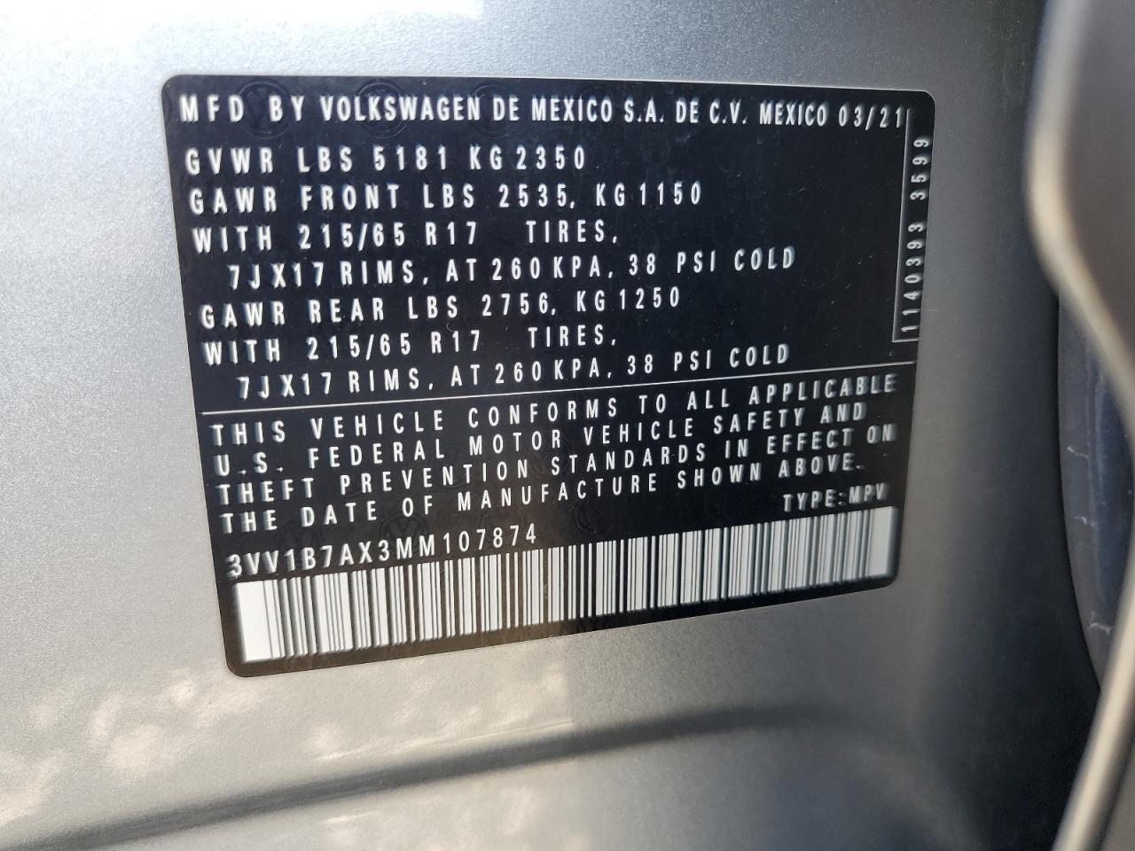 2021 Volkswagen Tiguan - zdjęcie 13