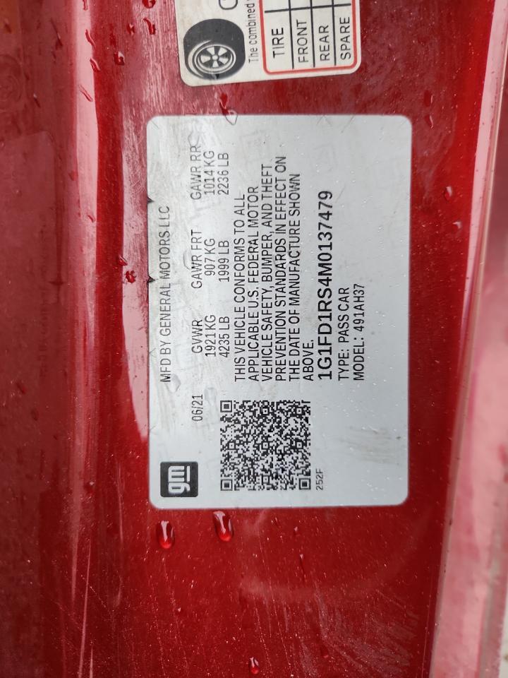 2021 Chevrolet Camaro Lt - zdjęcie 13