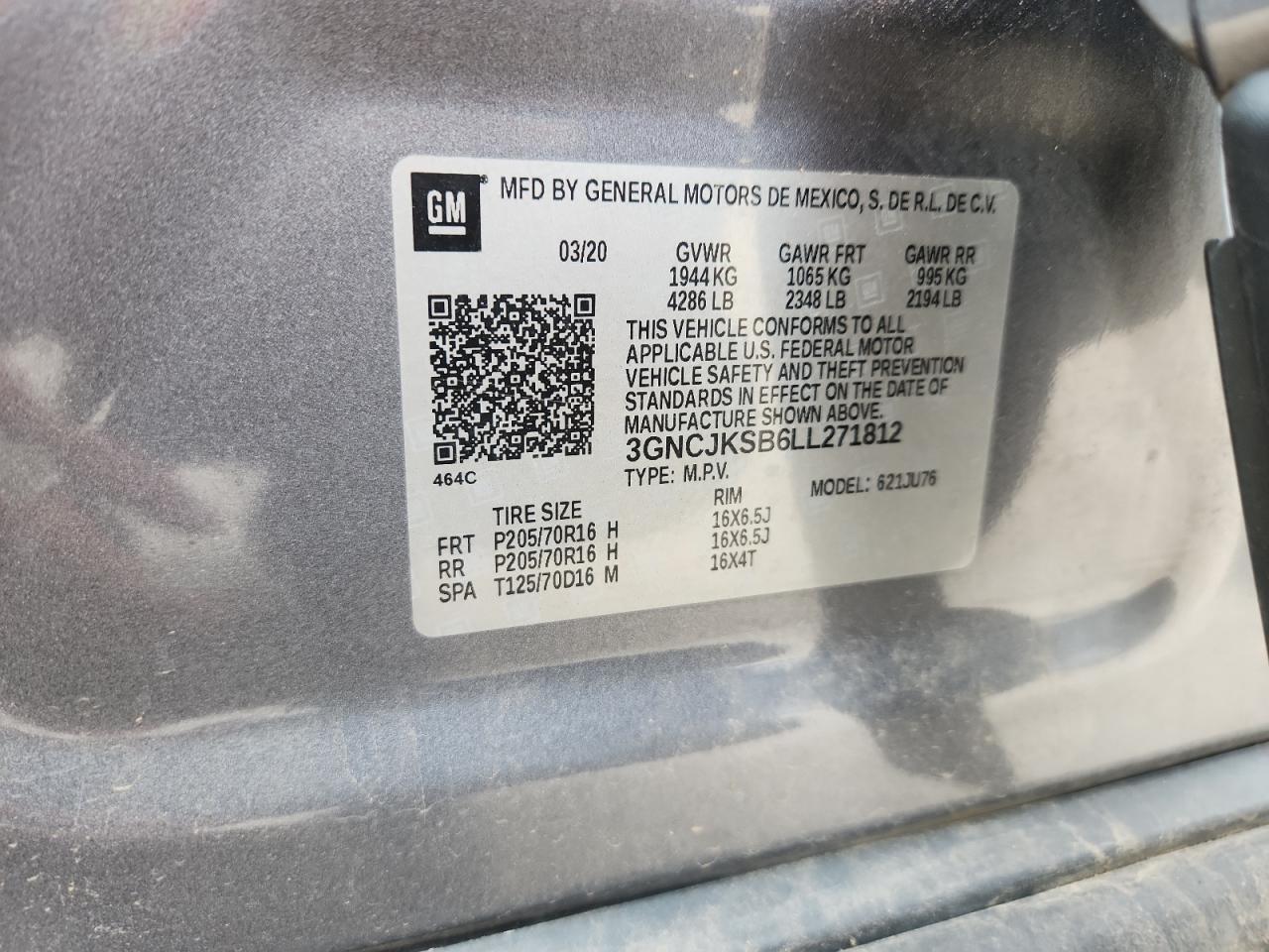 2020 Chevrolet Trax Ls - zdjęcie 12