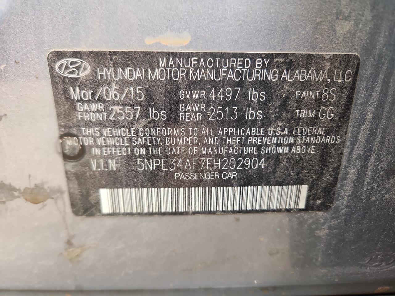 2015 Hyundai Sonata Sport - zdjęcie 13