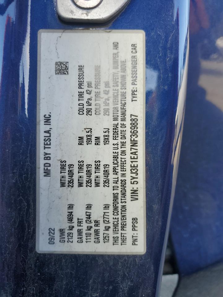 2022 Tesla Model 3 - zdjęcie 13