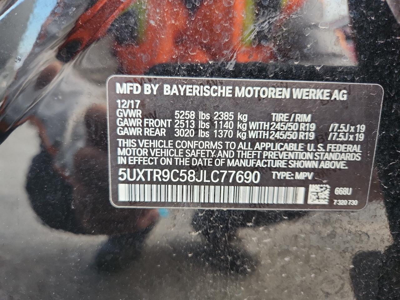 2018 BMW X3 xDrive30I - zdjęcie 13