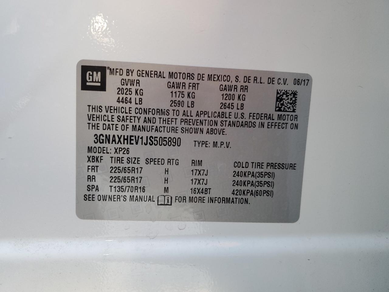 2018 Chevrolet Equinox Ls - zdjęcie 13