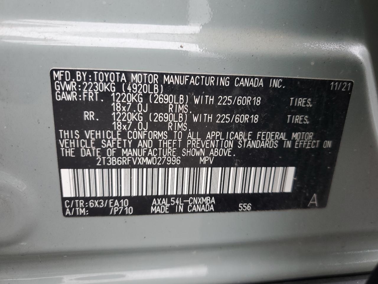 2021 Toyota RAV 4 - zdjęcie 13