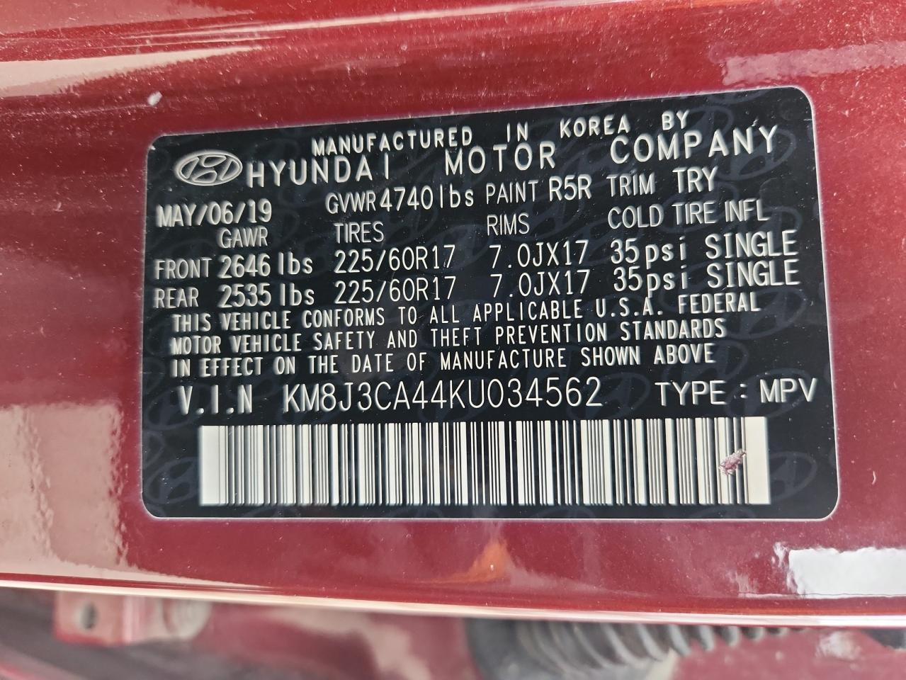 2019 Hyundai Tucson Limited - zdjęcie 14