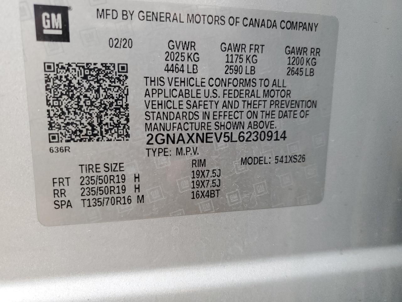 2020 Chevrolet Equinox Premier - zdjęcie 13