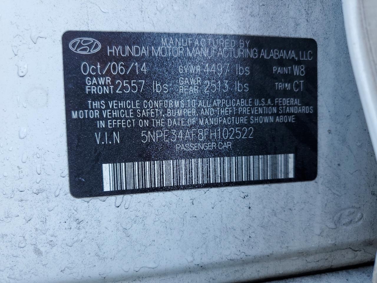 2015 Hyundai Sonata - zdjęcie 12