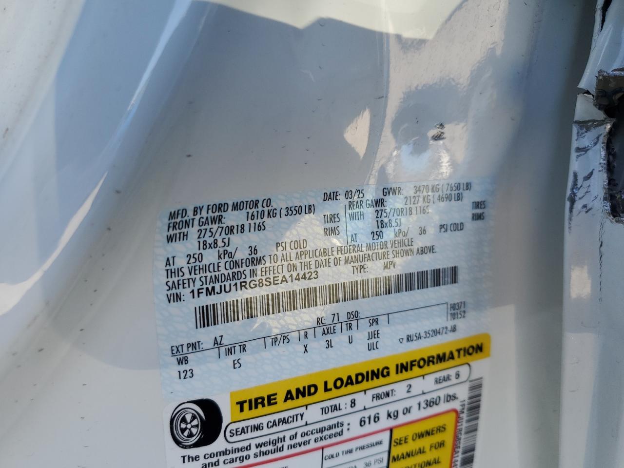 2025 Ford Expedition Tremor - zdjęcie 14